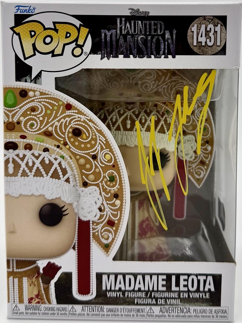 Jennifer Tilly Signed "Madame Leota" Funko #1431 (Haunted Mansion) - Beckett COA